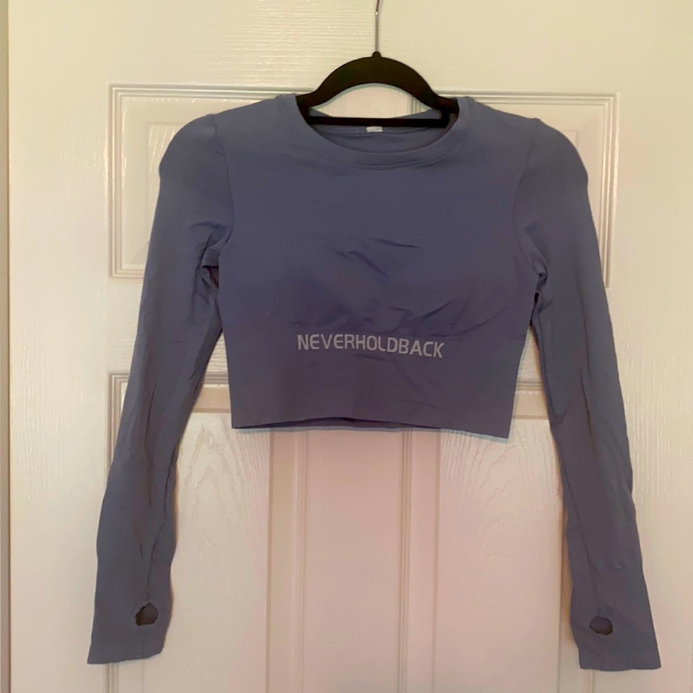 Cropped Workout long sleeve